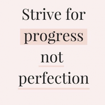 Progress not Perfection Challenge