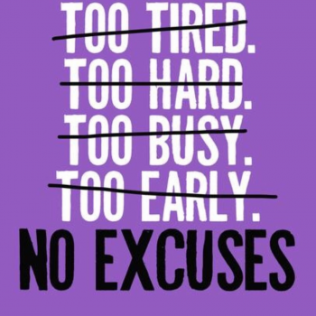 No Excuses