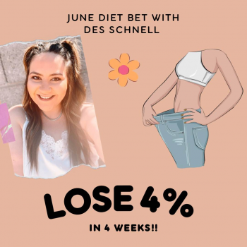 Des Schnell’s June DietBet!!!