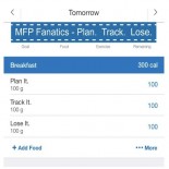 MyFitnessPal Fanatics:  plan, track and ...